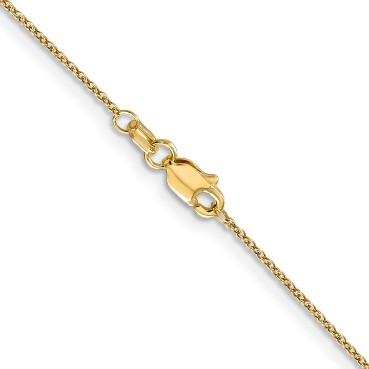 Gold 0.9mm Cable Chain, 22"