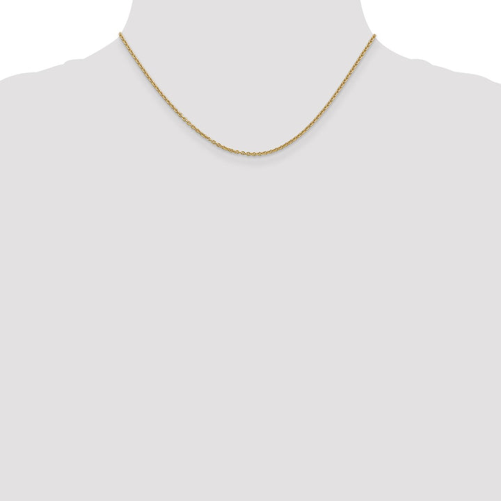 Gold 1.95mm Cable Chain, 16"