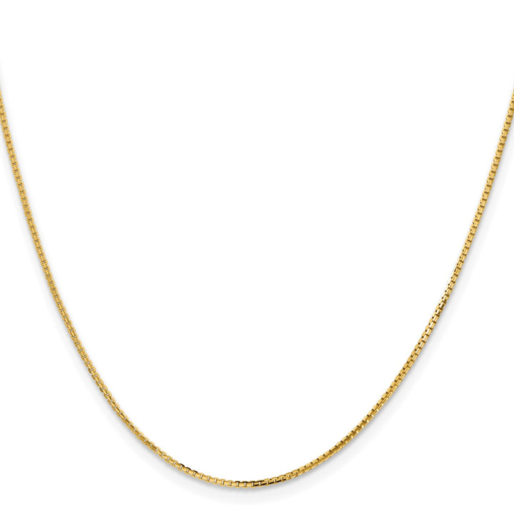 Gold 1.2mm Box Chain, 16"