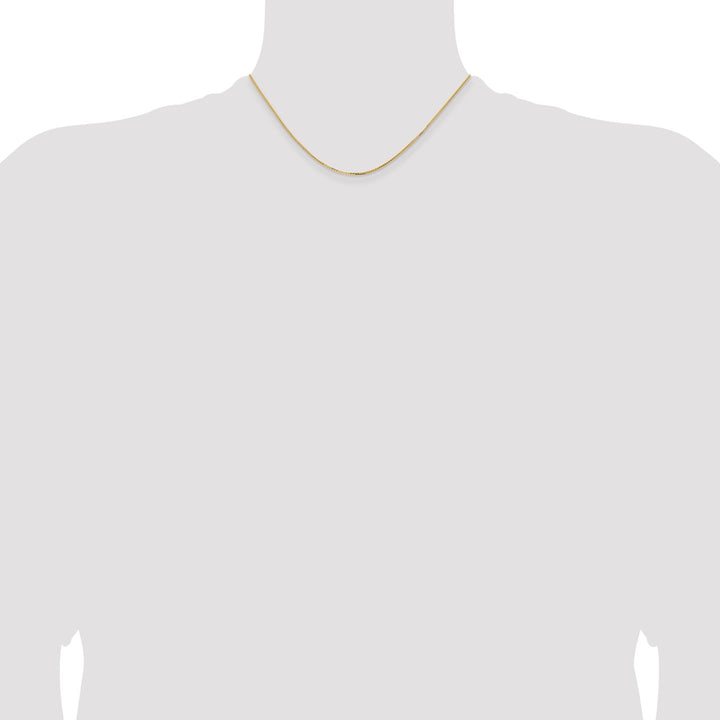 Gold 1.2mm Box Chain, 16"