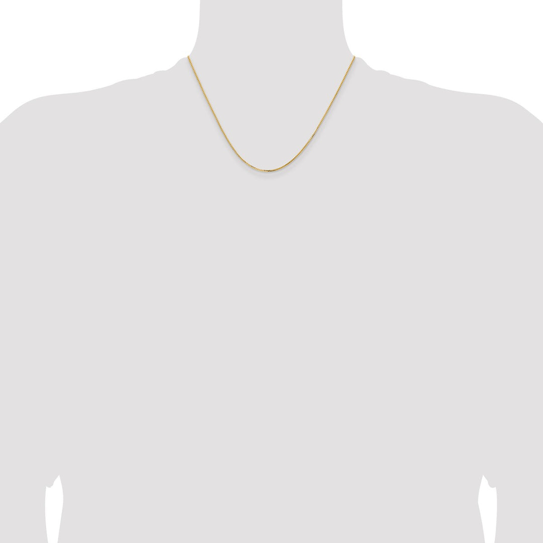 Gold 1.2mm Box Chain, 18