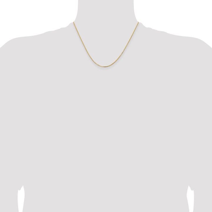 Gold 1.2mm Box Chain, 18"