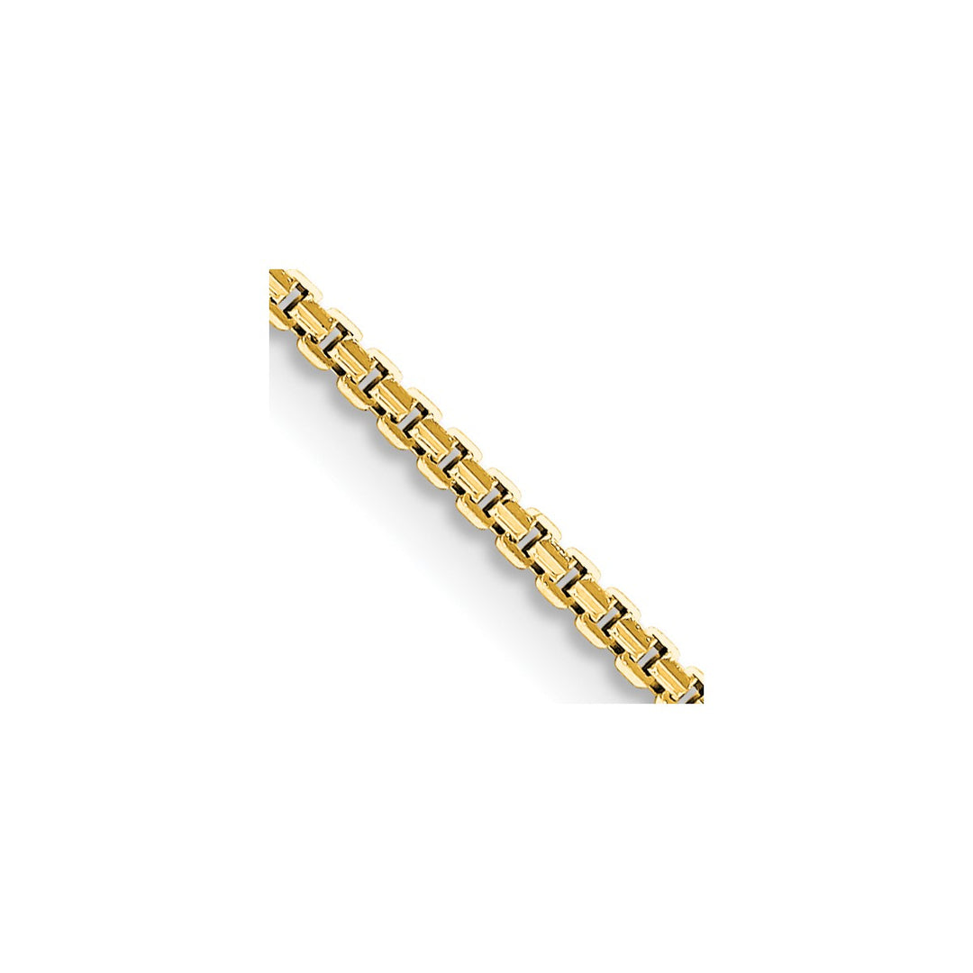 Gold 1.2mm Box Chain, 18