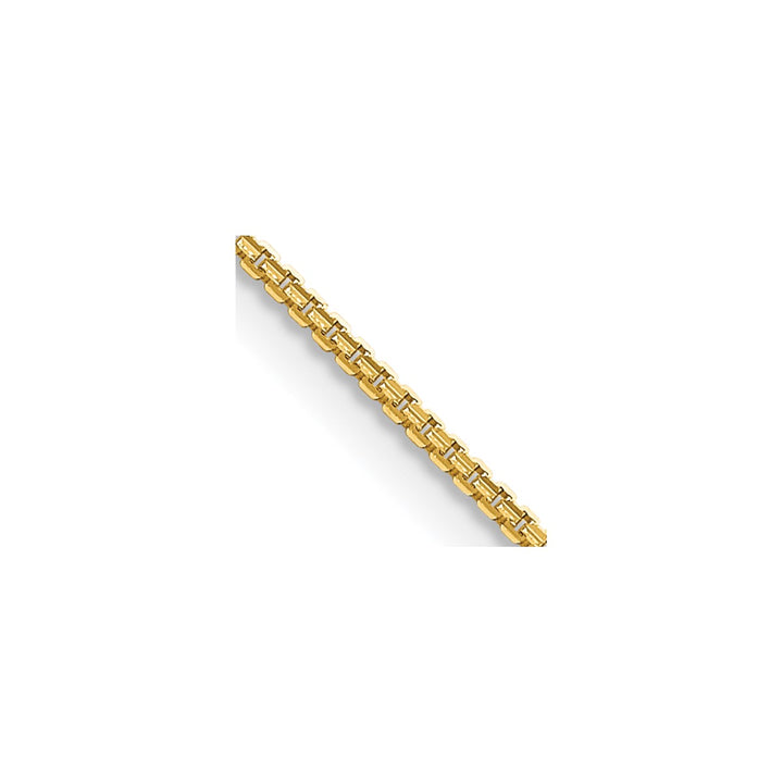Gold 1.3mm Box Chain, 16"