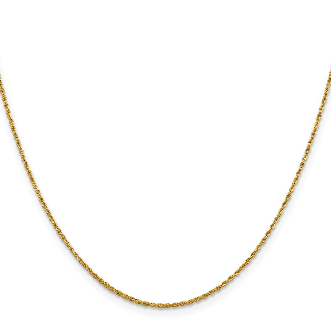 Gold 1.3mm Rope Chain, 16
