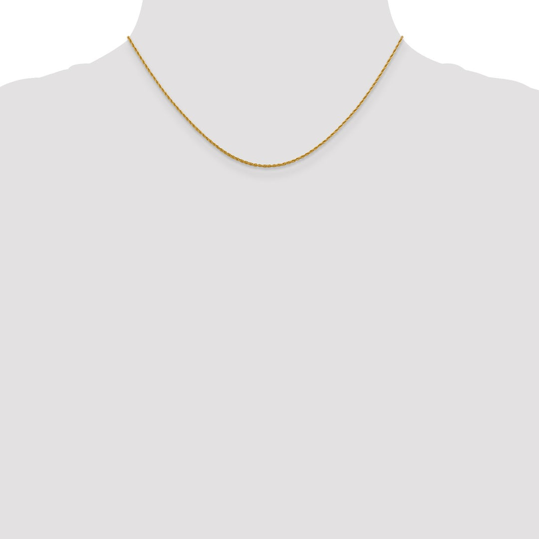 Gold 1.3mm Rope Chain, 16