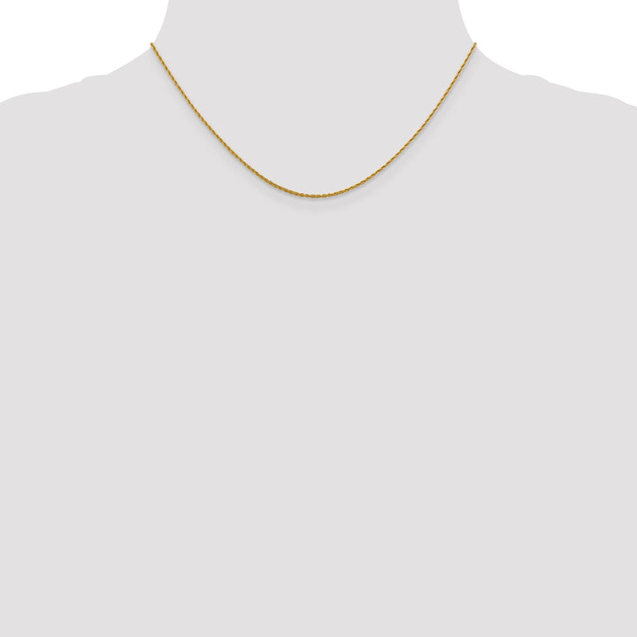 Gold 1.3mm Rope Chain, 16"