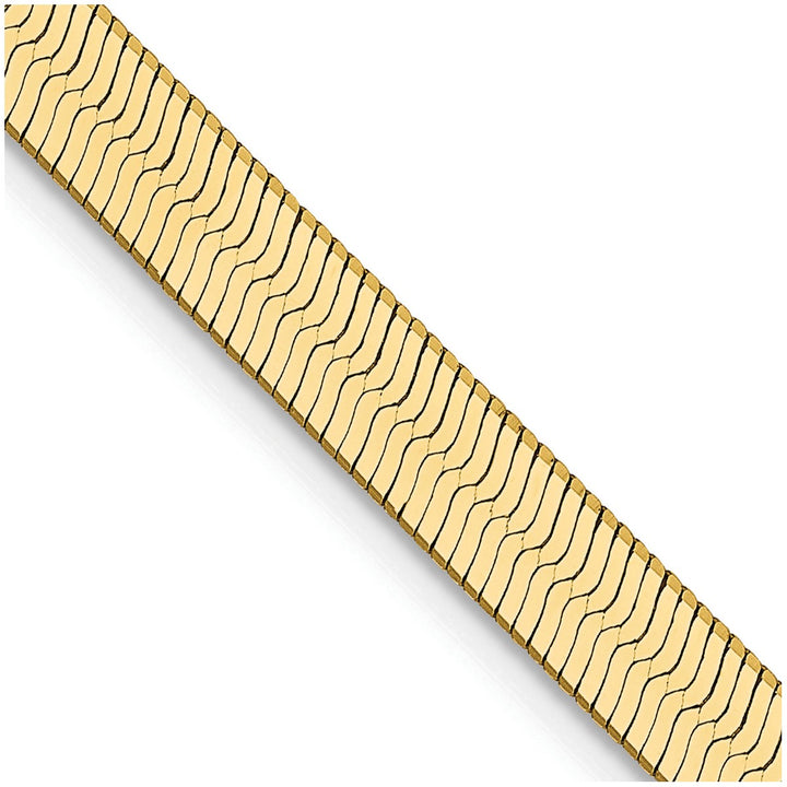 Gold 4mm Herringbone Chain, 16"