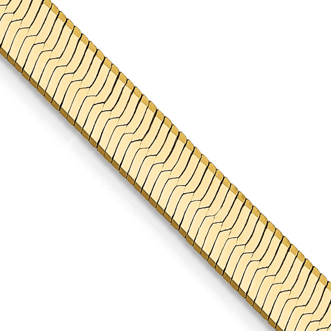 Gold 5mm Herringbone Chain, 16"