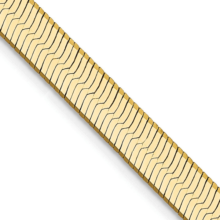 Gold 5mm Herringbone Chain, 16"