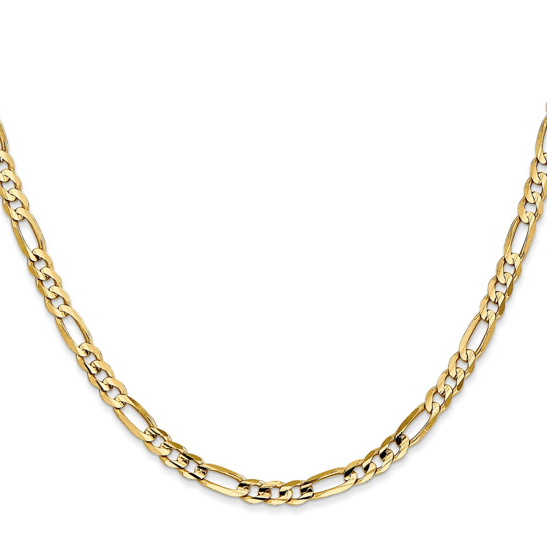 Gold 4mm Figaro Chain, 24