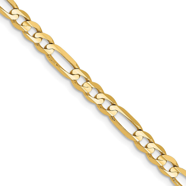 Gold 4mm Figaro Chain, 24"