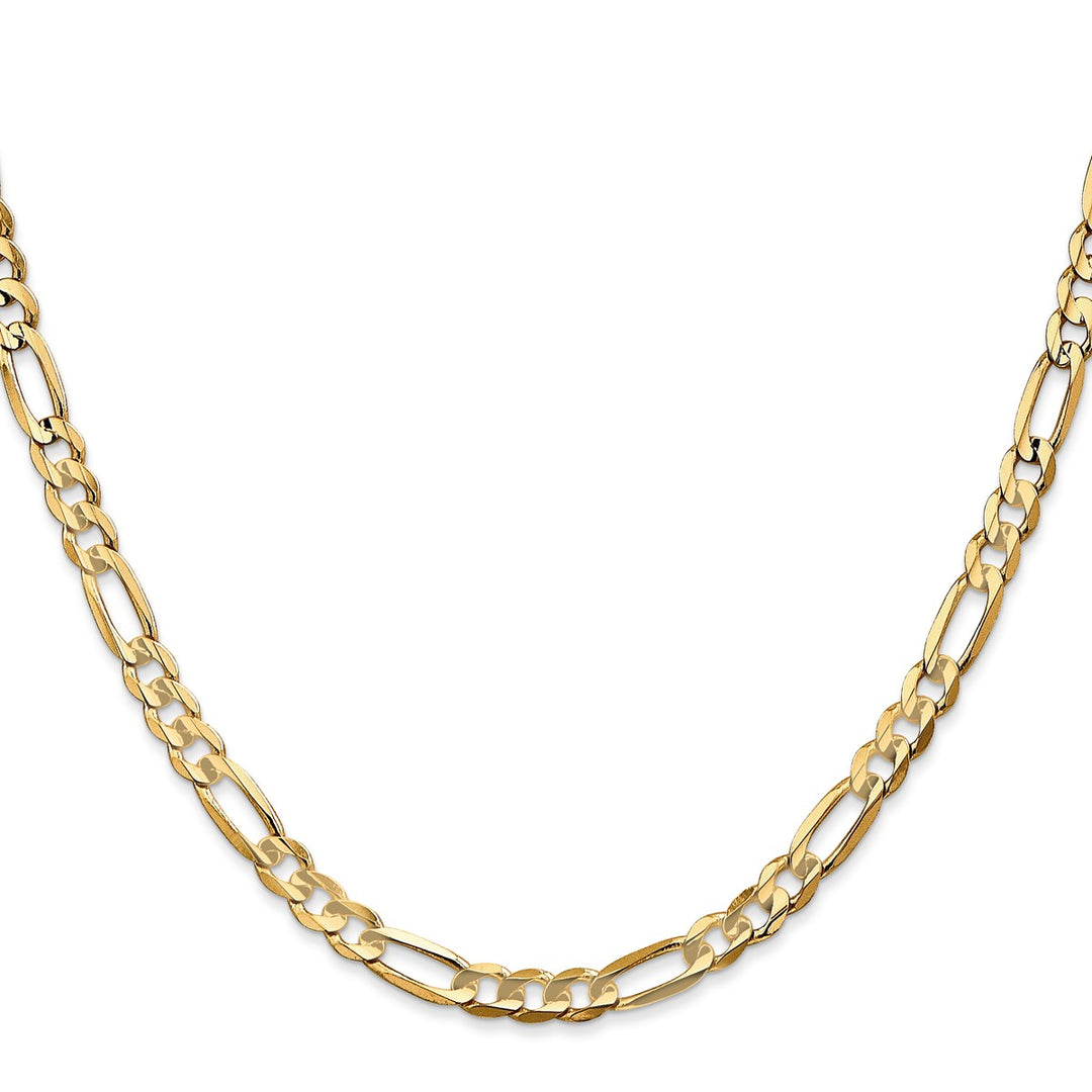Gold 4.5mm Figaro Chain, 22
