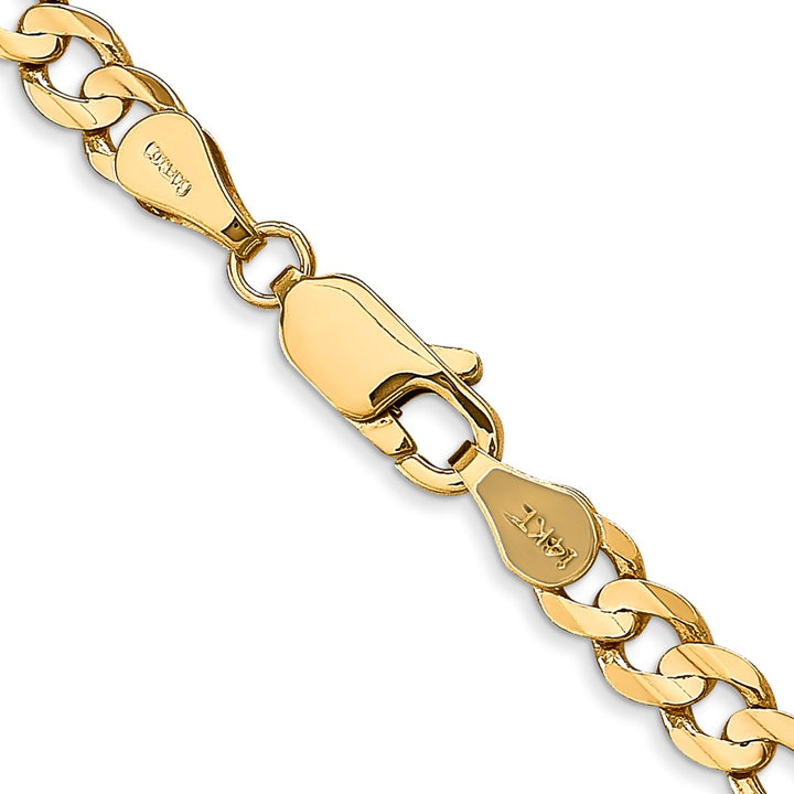 Gold 4.5mm Figaro Chain, 22"