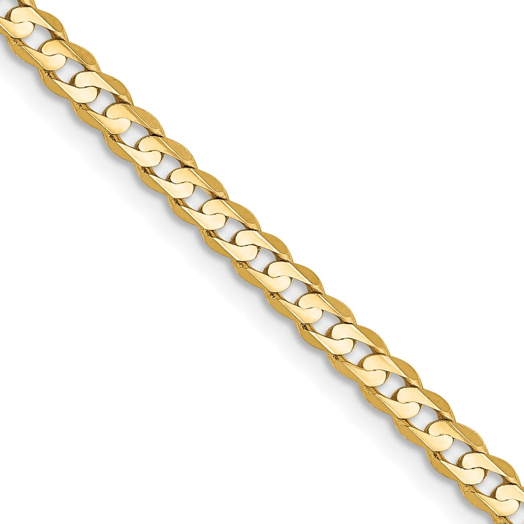 Gold 3mm Curb Chain, 22"