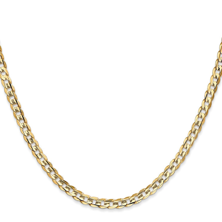 Gold 3.8mm Curb Chain, 16"