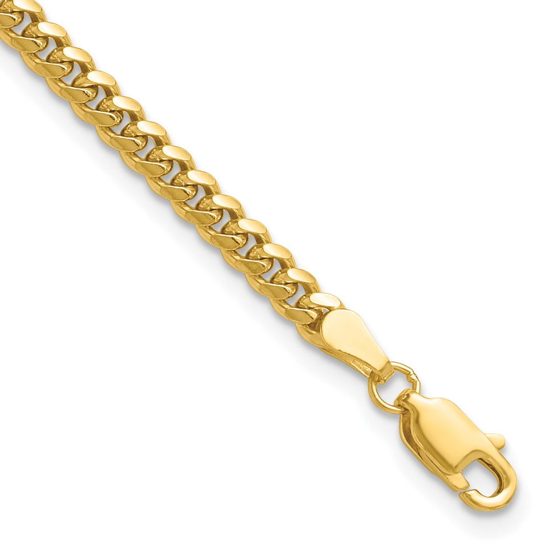 Gold 3.5mm Cuban Chain, 7"
