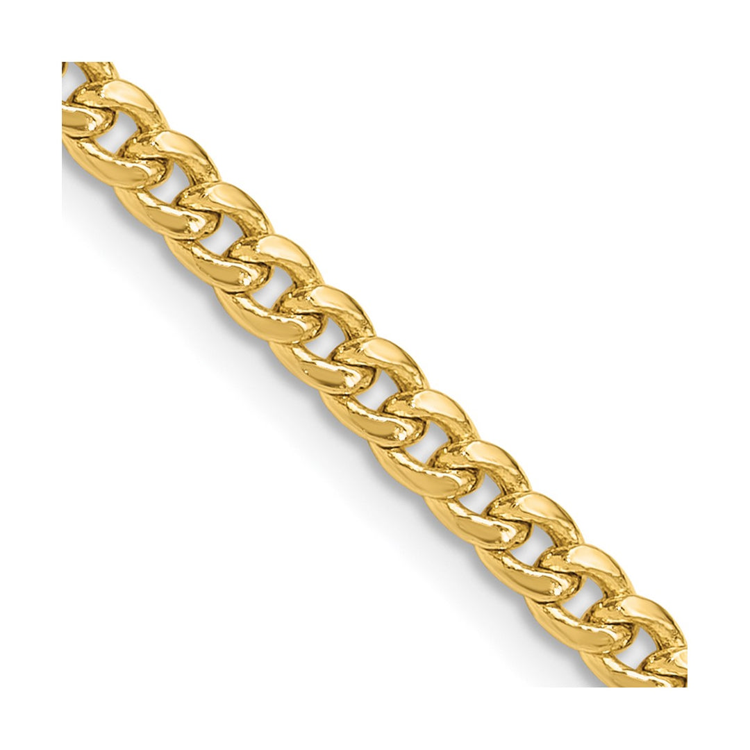 Gold 3.5mm Cuban Chain, 20"