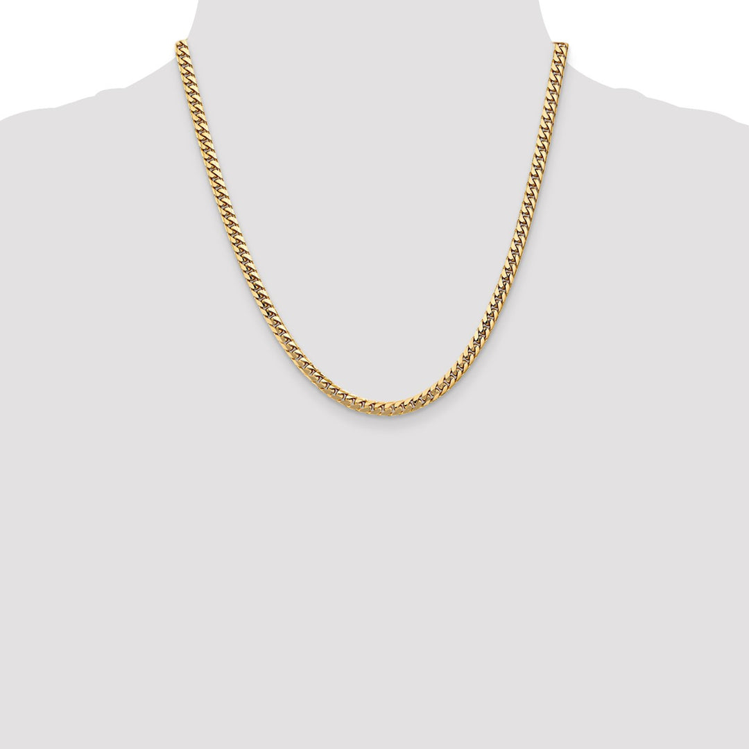 Gold 4.3mm Cuban Chain, 20