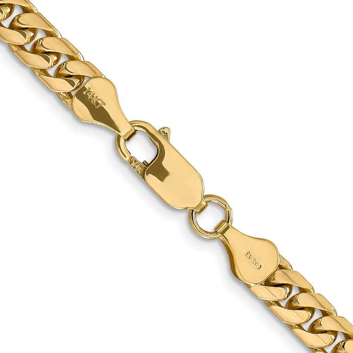Gold 5.5mm Cuban Chain, 18"