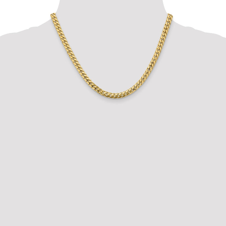Gold 5.5mm Cuban Chain, 18"