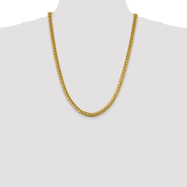 Gold 6.25mm Cuban Chain, 24"