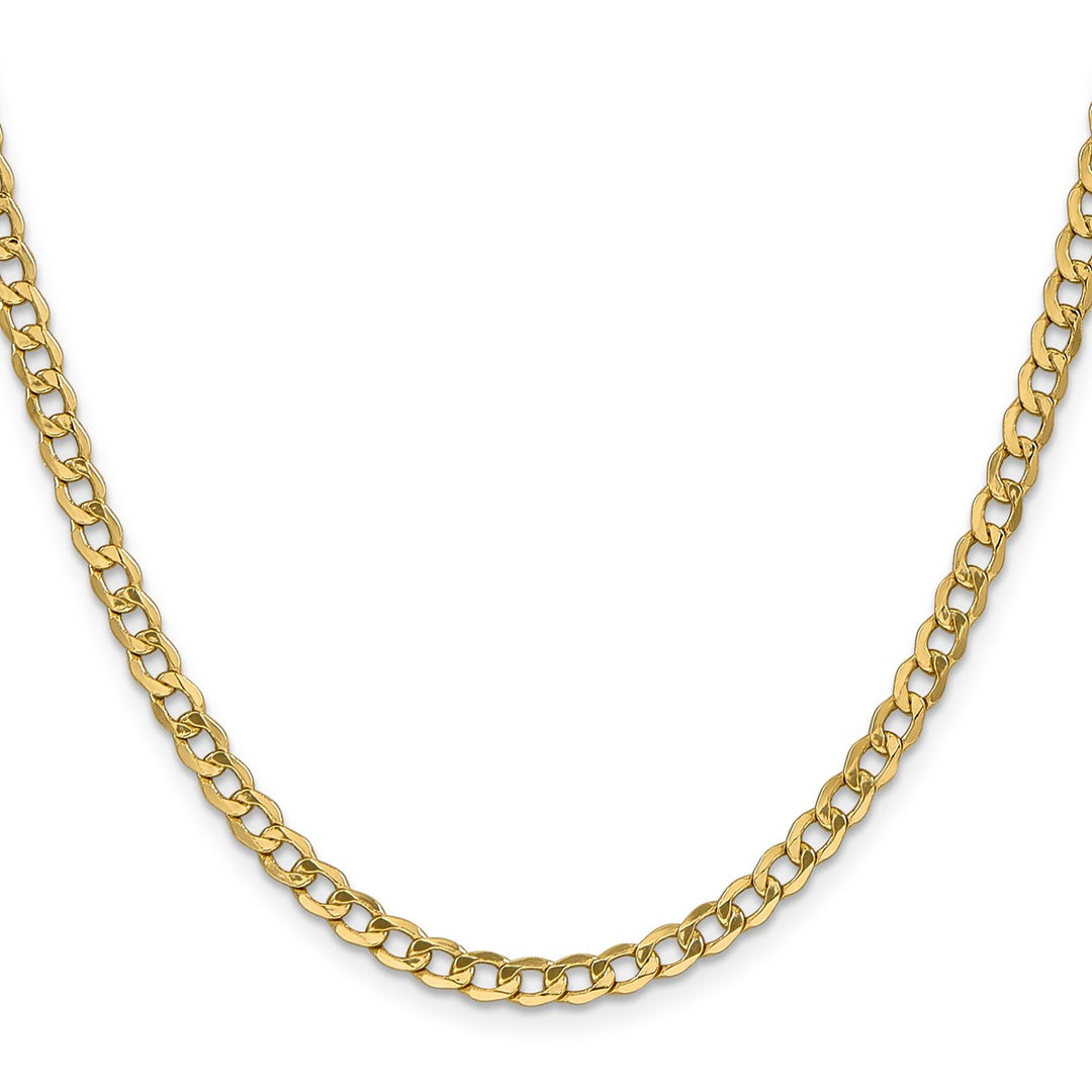 Gold 4.3mm Curb Chain, 24