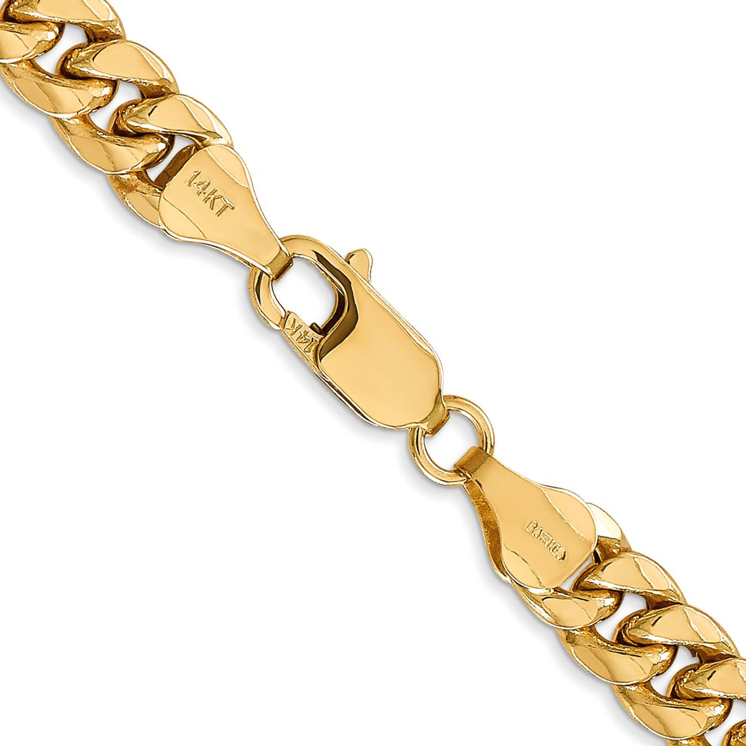Gold 6.75mm Cuban Chain, 26