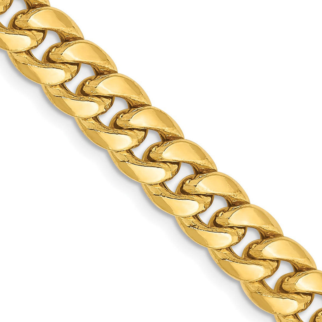 Gold 6.75mm Cuban Chain, 22"