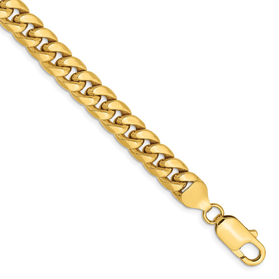 Gold 7.3mm Cuban Chain, 8"