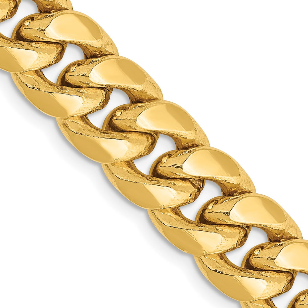 Gold 9.3mm Cuban Chain, 22"