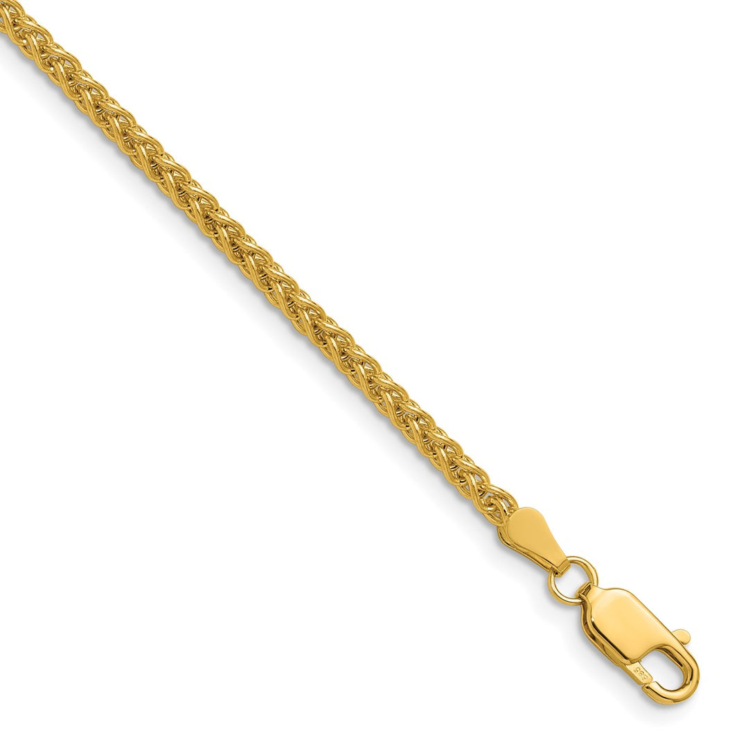 Gold 2.5mm Spiga (Wheat) Chain, 20"