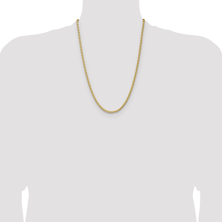 Gold 3.05mm Franco Chain, 24"