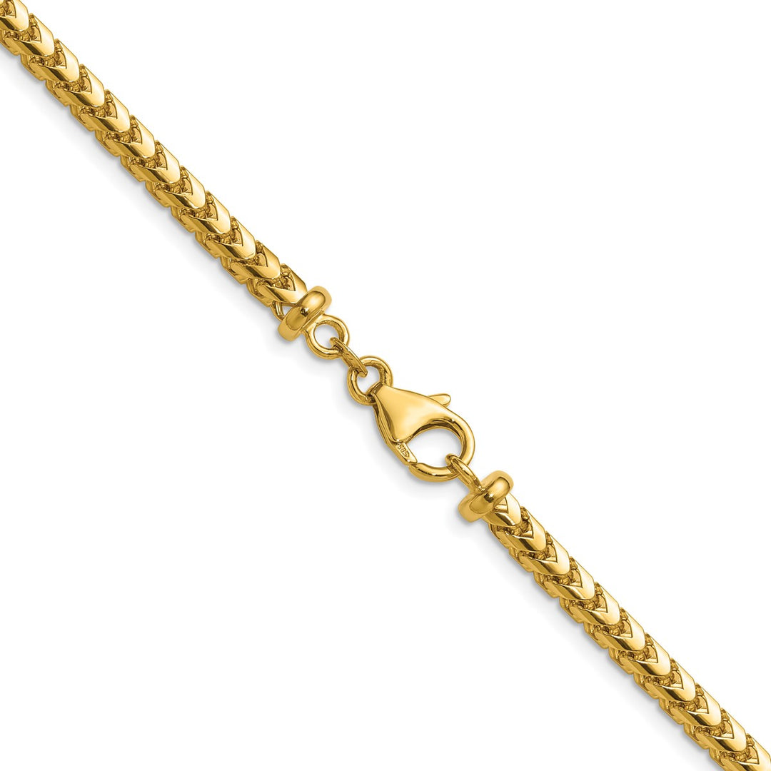 Gold 3.7mm Franco Chain, 18