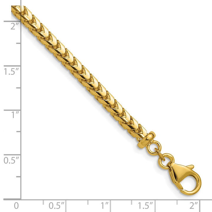 Gold 3.7mm Franco Chain, 18"