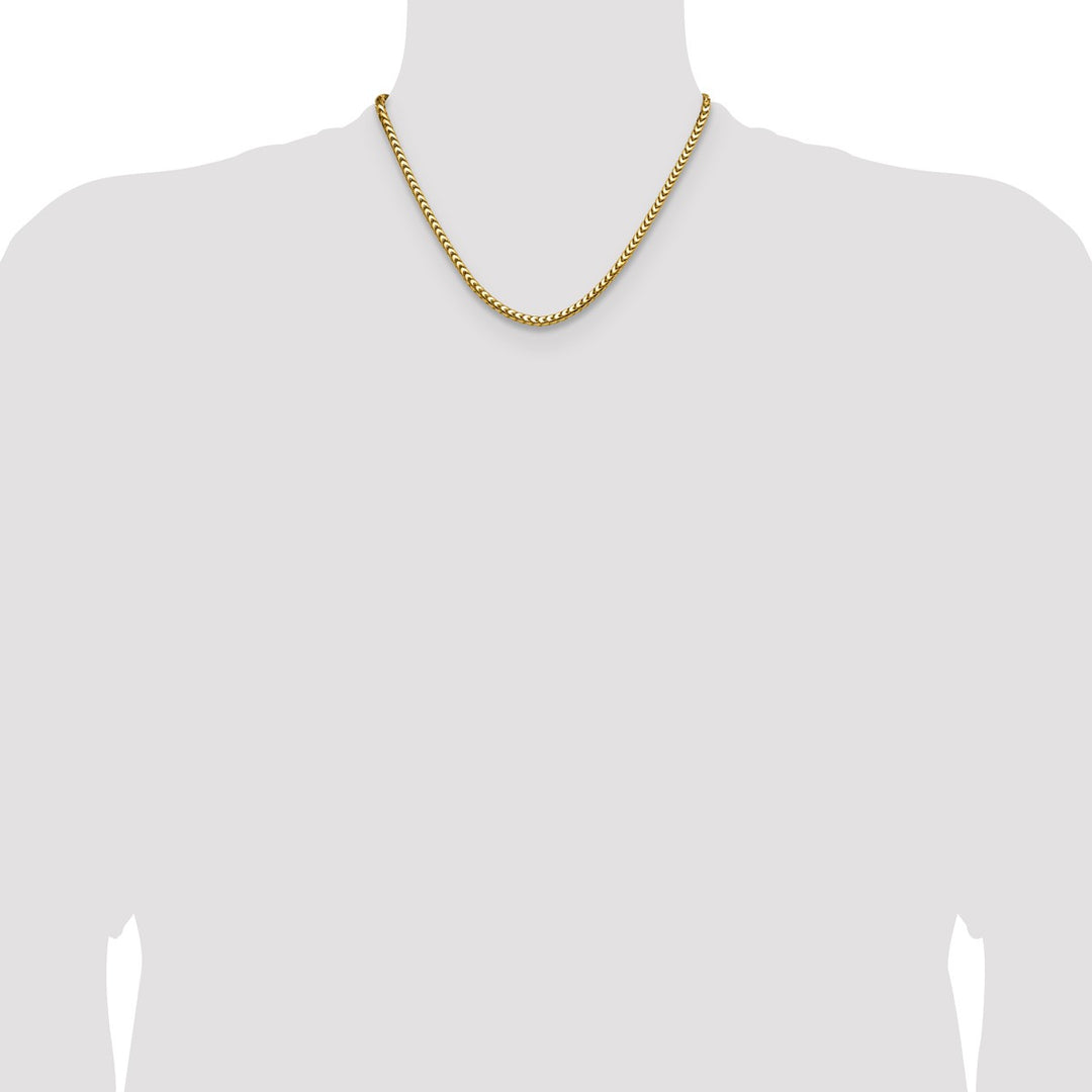 Gold 3.7mm Franco Chain, 18
