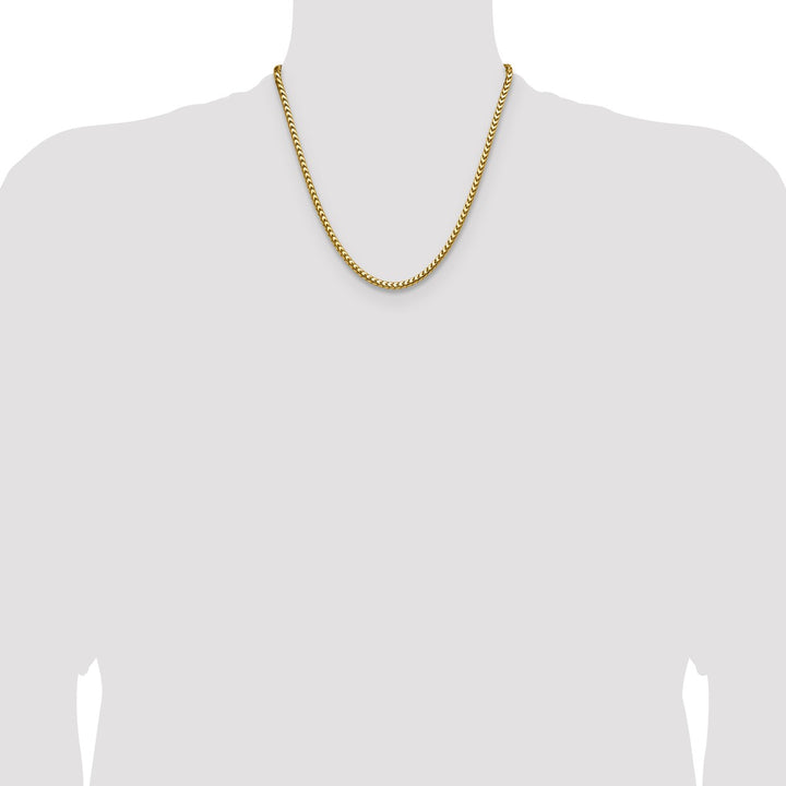 Gold 3.7mm Franco Chain, 20"
