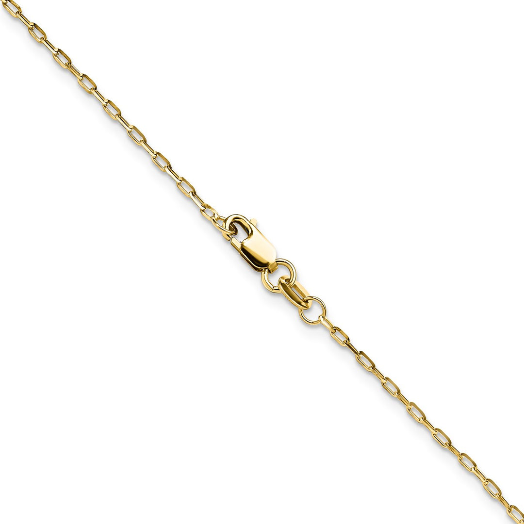 Gold 1.4mm Cable Chain, 22