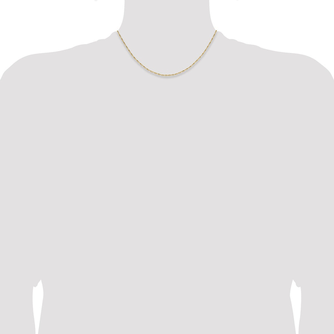 Gold 1.4mm Cable Chain, 16