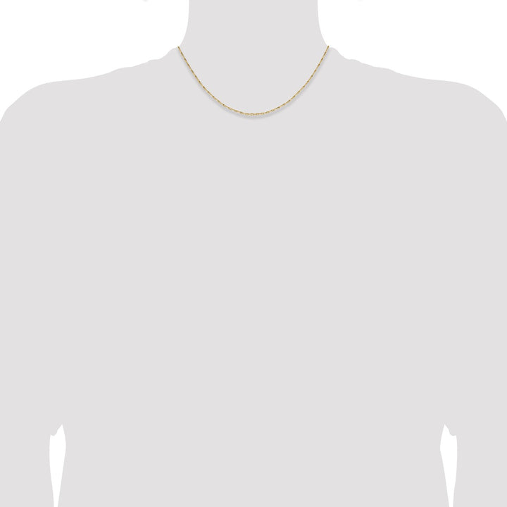 Gold 1.4mm Cable Chain, 16"