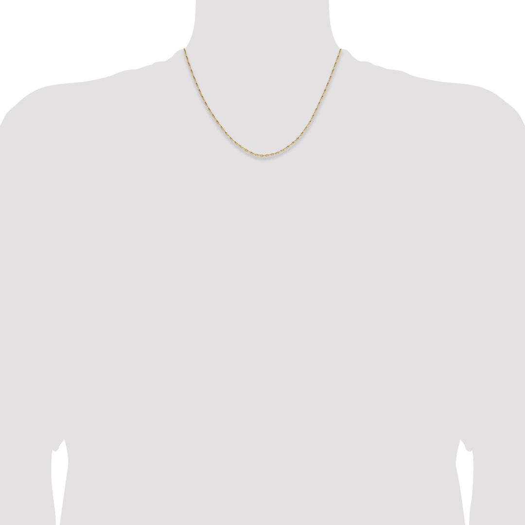 Gold 1.4mm Cable Chain, 18