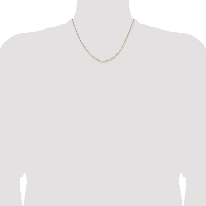Gold 1.4mm Cable Chain, 18"