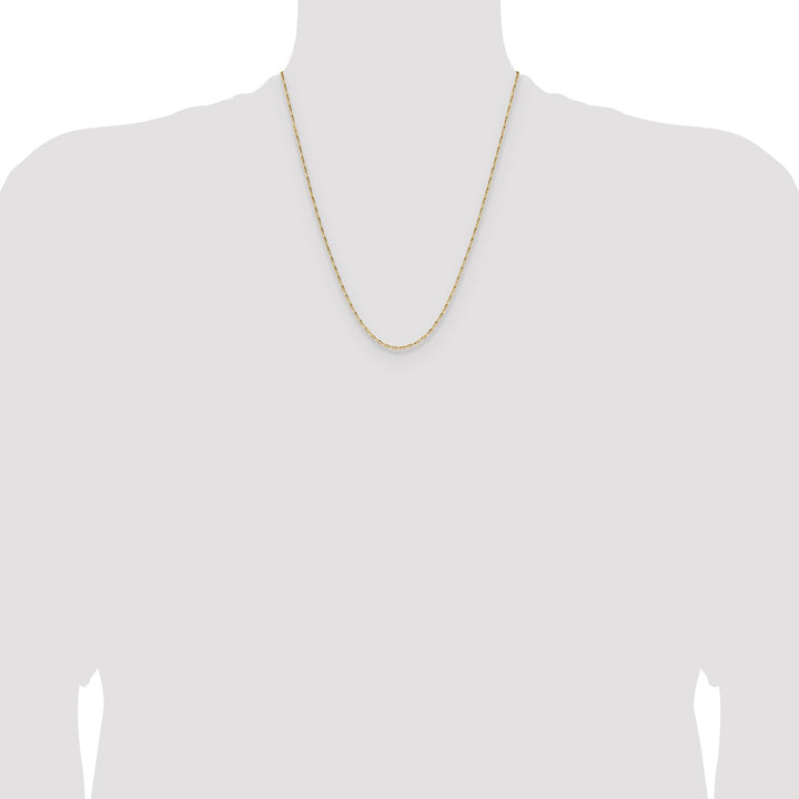 Gold 1.4mm Cable Chain, 22"