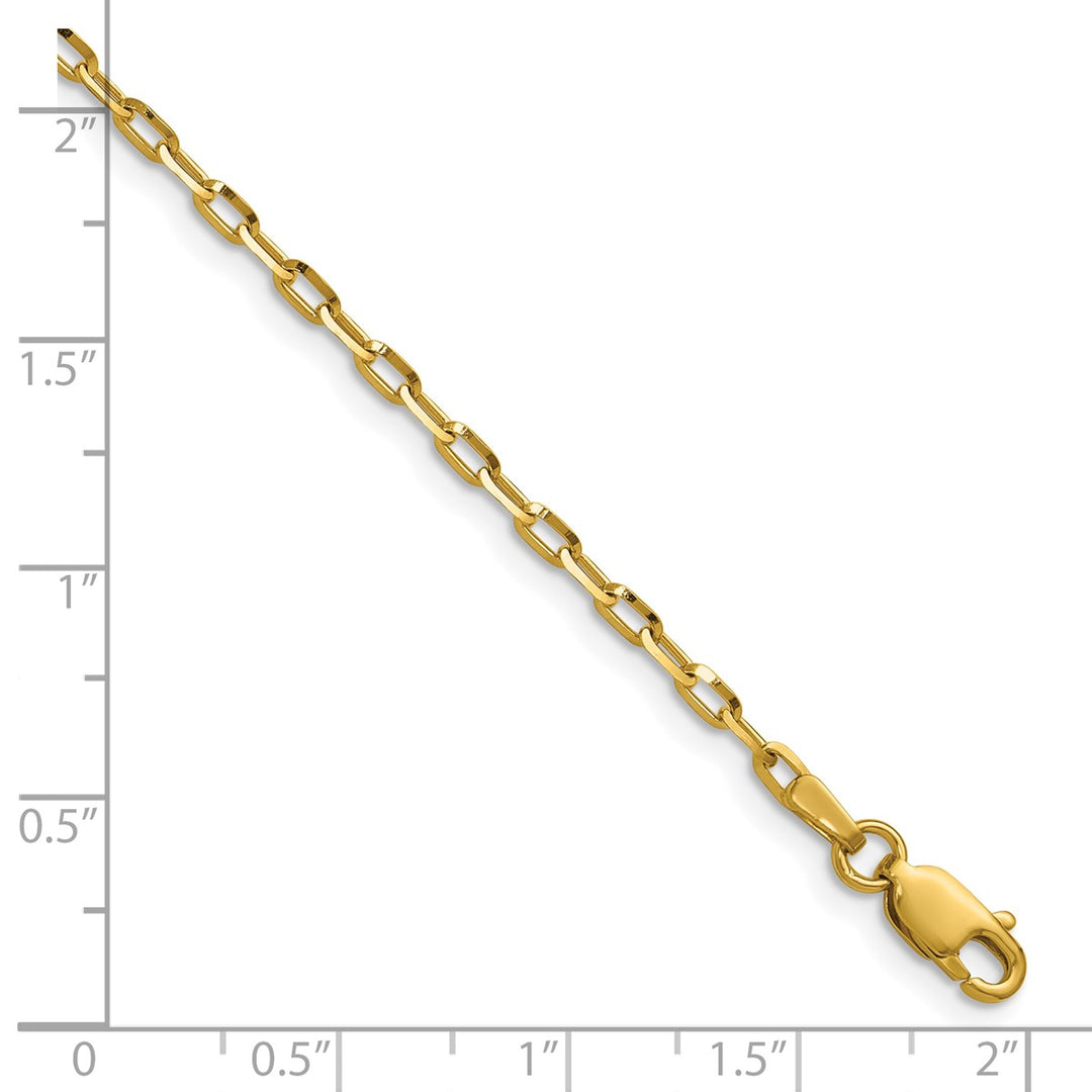 Gold 2.3mm Open Link Chain, 24