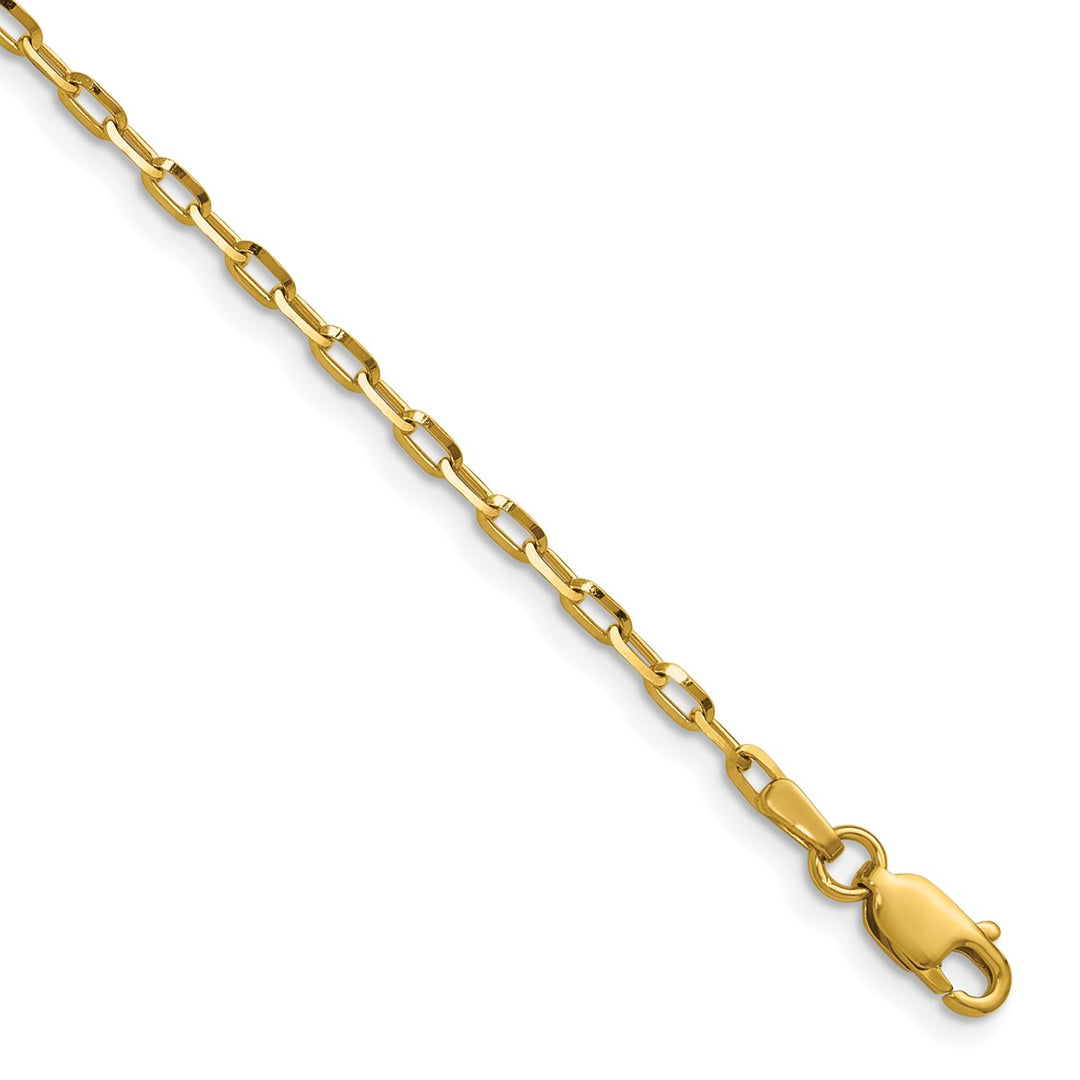 Gold 2.3mm Open Link Chain, 20"