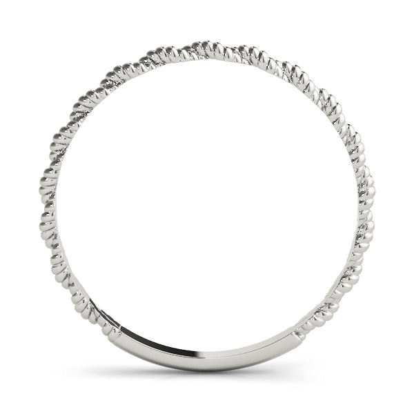 14K Gold Fancy Slim Band