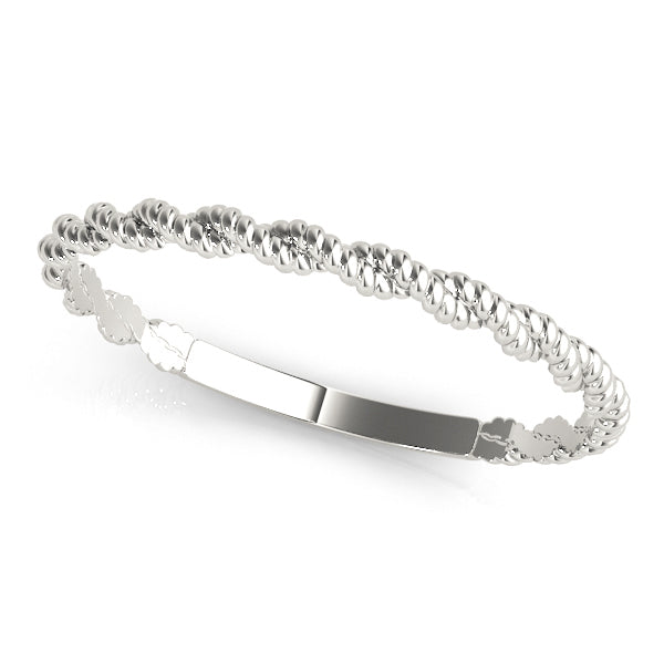 14K Gold Fancy Slim Band