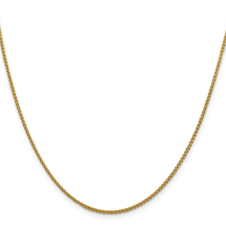 Gold 1.5mm Spiga (Wheat) Chain, 20"