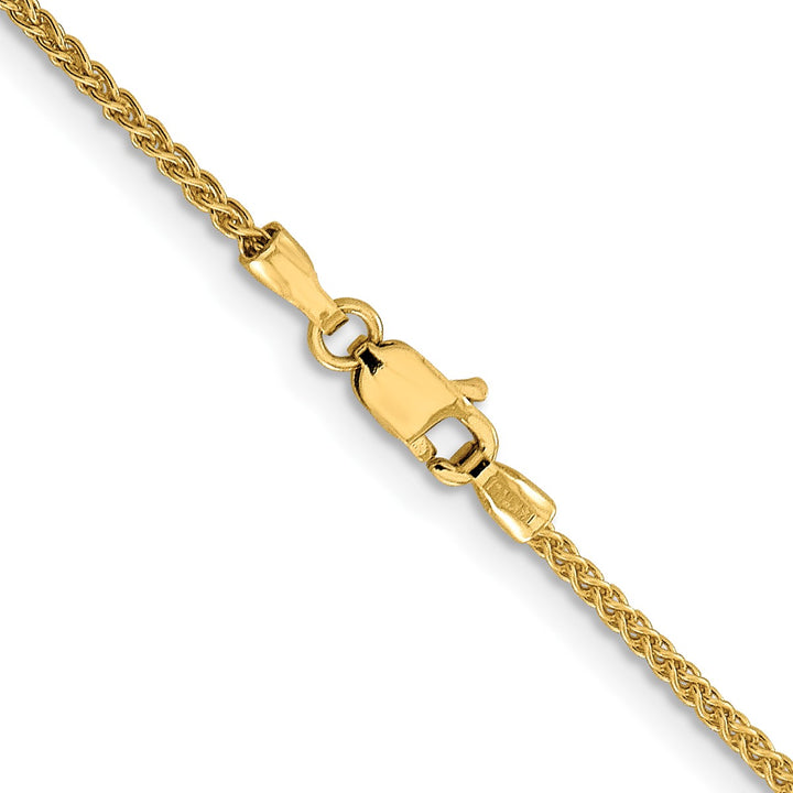Gold 1.5mm Spiga (Wheat) Chain, 24"
