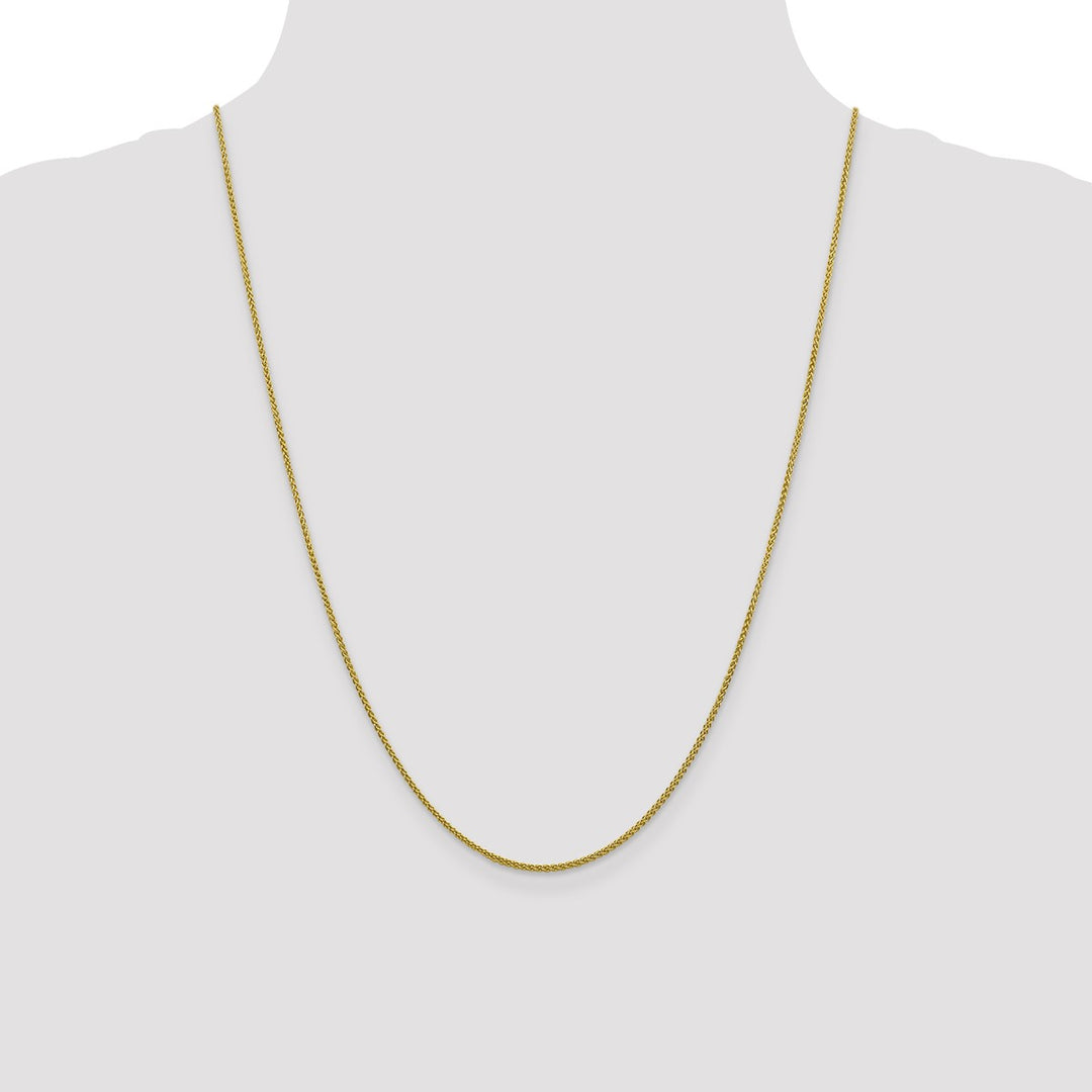Gold 1.5mm Spiga (Wheat) Chain, 24